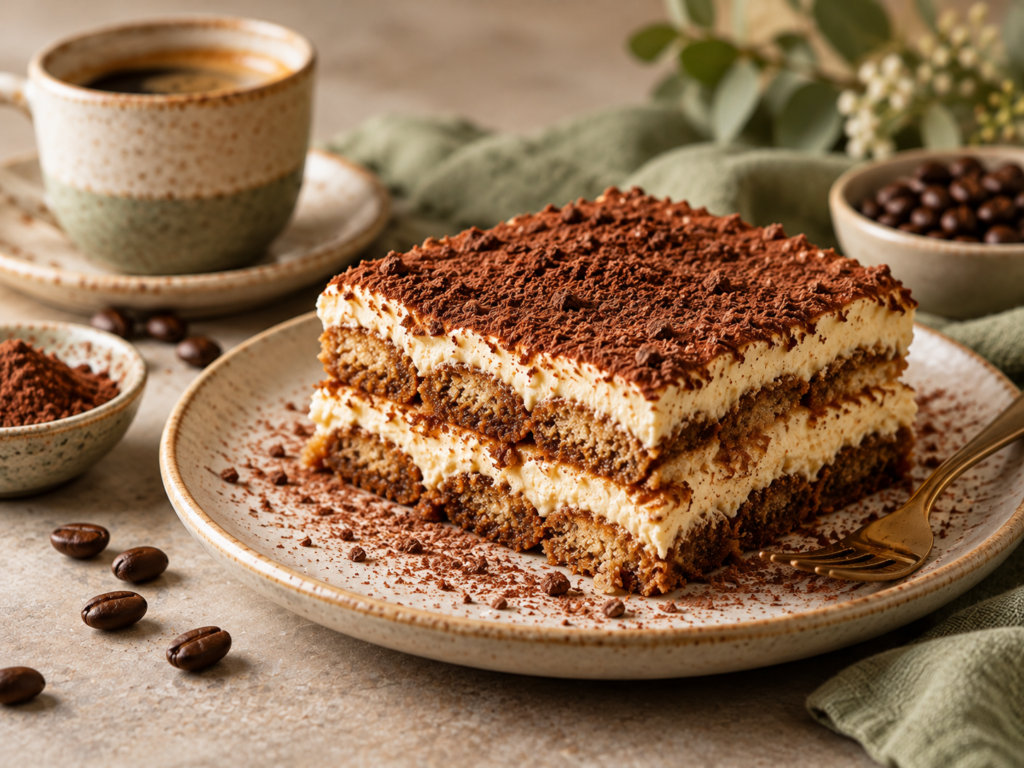 qəhvəli desert, qəhvəli şirniyyat, tiramisu, affoqato, qəhvəli dondurma, espresso braunisi, qəhvəli karamel, şokoladlı qəhvə dənələri, qəhvəli keks, yumurtalı qəhvə, evdə qəhvəli desert resepti
